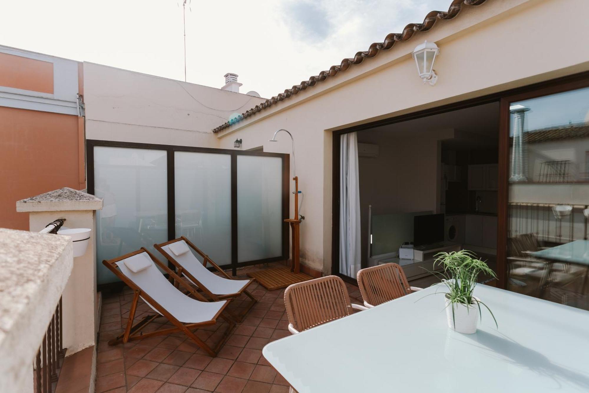 Apto. Con Terraza Privada Centro 塞维利亚 外观 照片